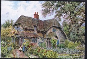 Cowdrays Cottage, Midhurst, Sussex, aus The Cottages and the Village Life of Rural England, veröffentlicht von Dent & Sons Limited, 1912